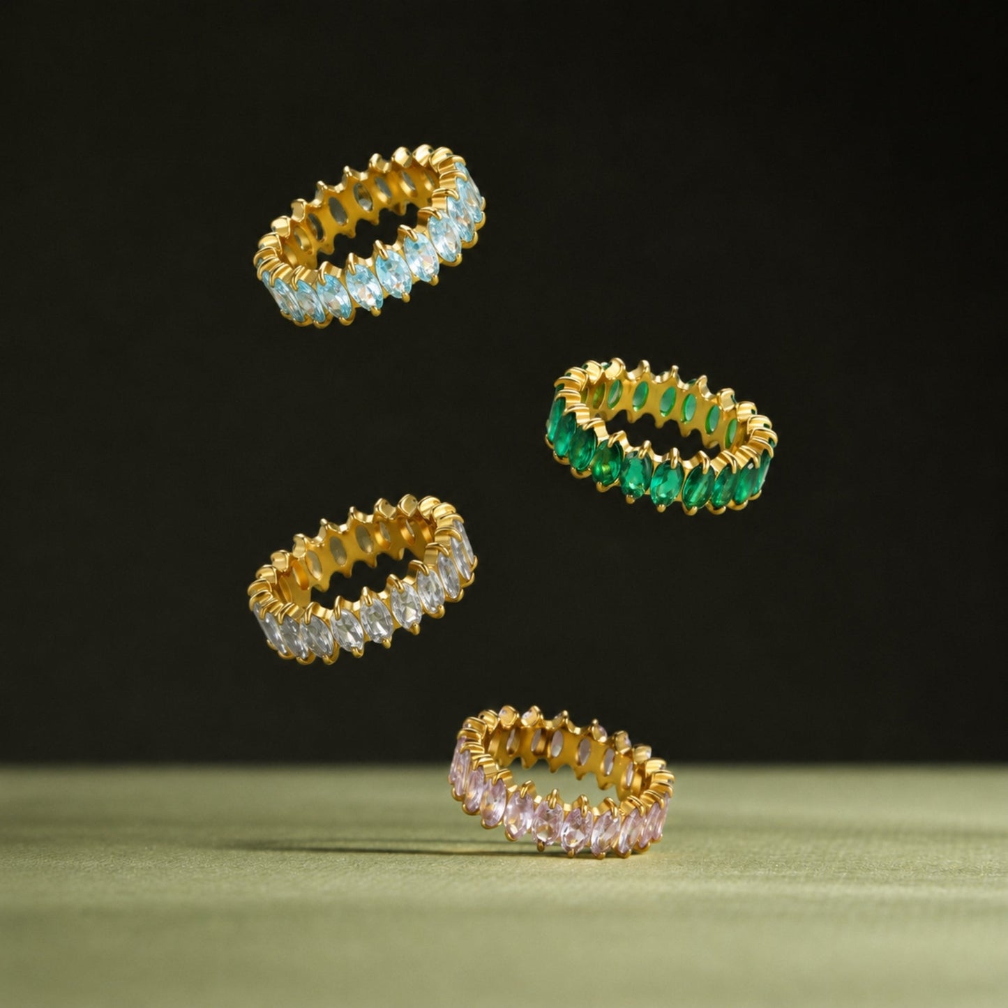 Birthstone Eternity Ring