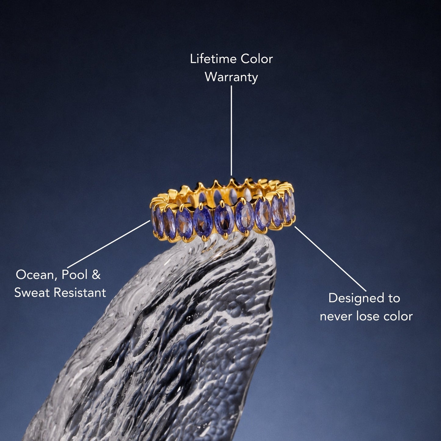 Birthstone Eternity Ring