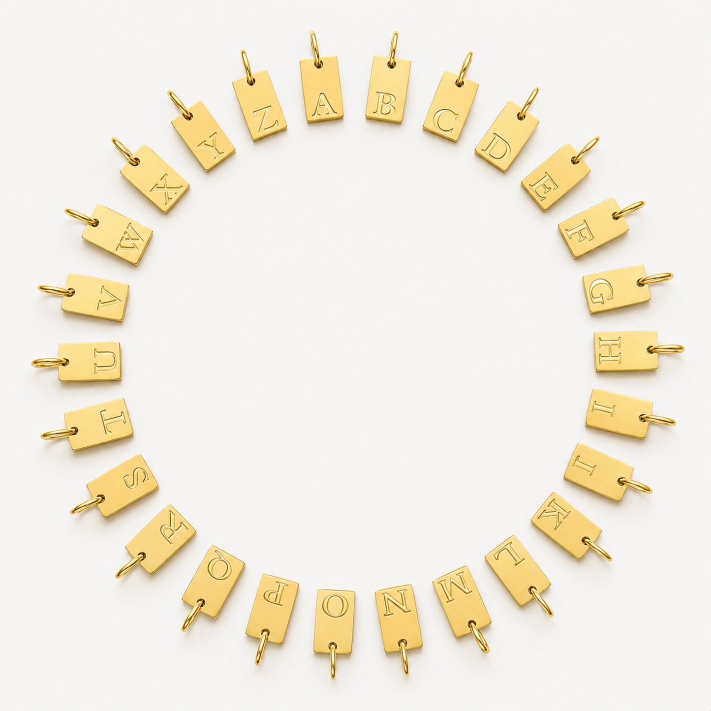 Initial Tag Necklace