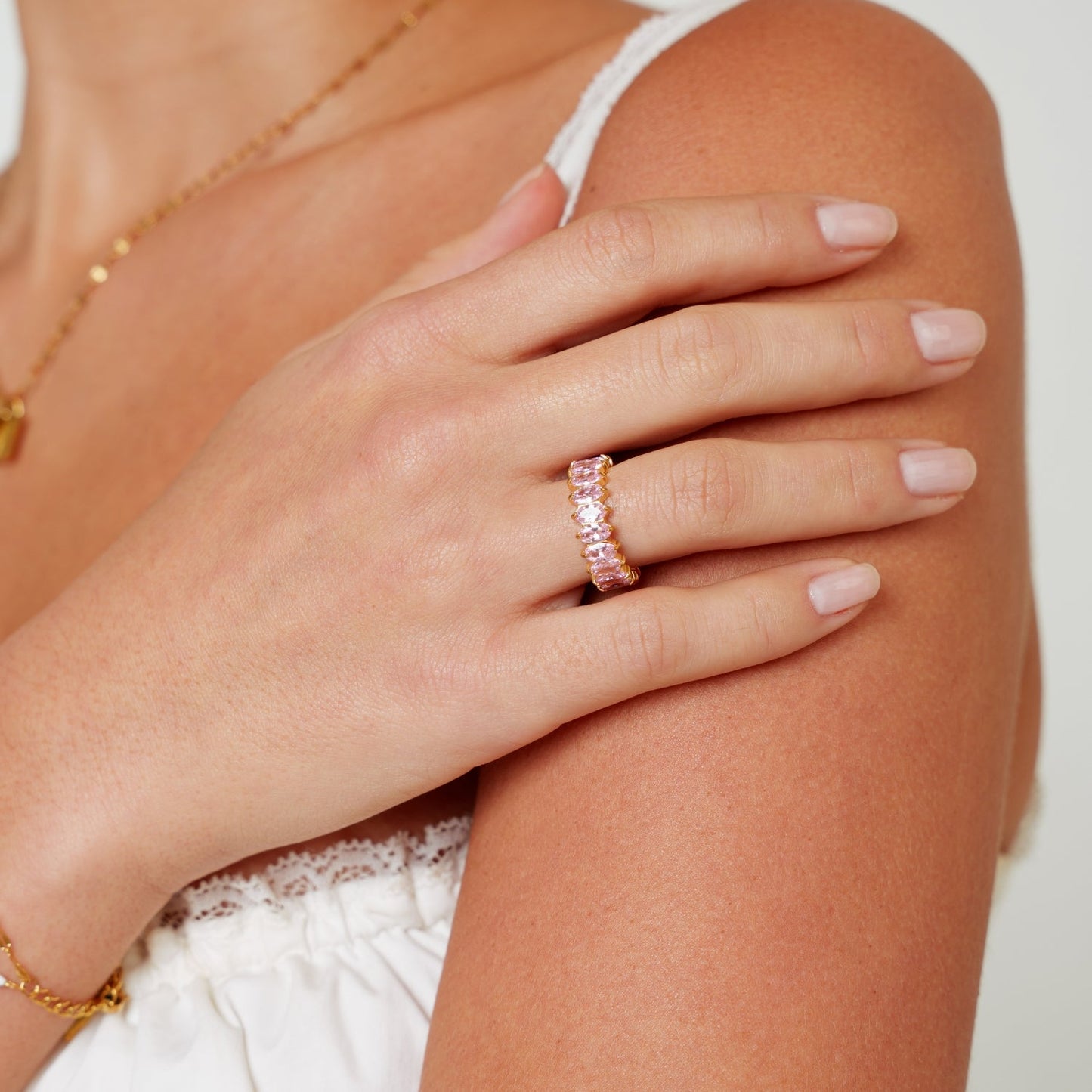 Birthstone Eternity Ring