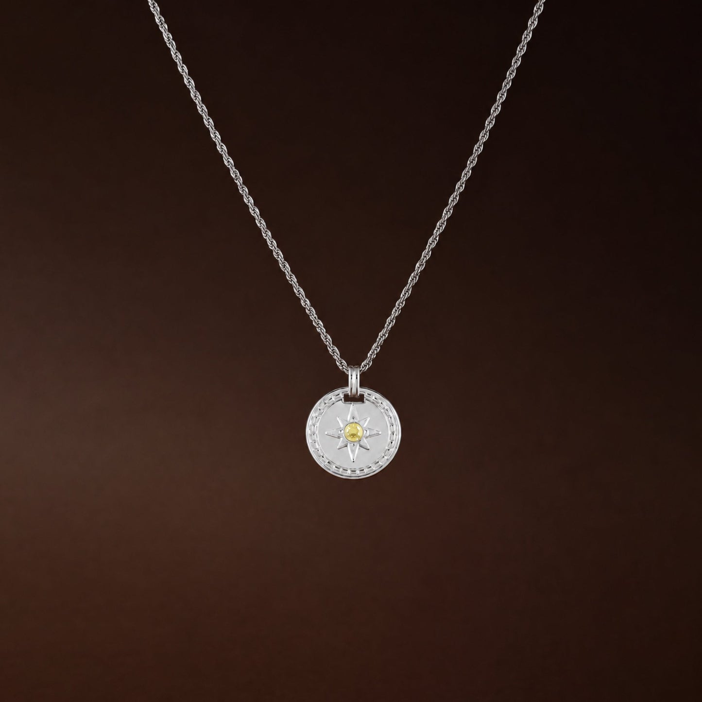 Golden Compass Necklace